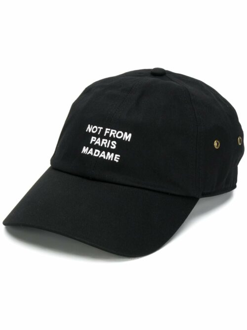 DRÔLE DE MONSIEUR La Casquette Slogan Noire