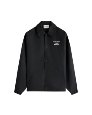 DRÔLE DE MONSIEUR La Veste Slogan Noire