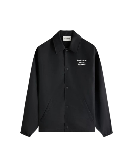 DRÔLE DE MONSIEUR La Veste Slogan Noire