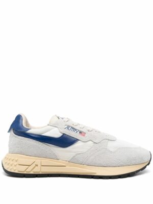 AUTRY - Reelwind Nylon/Suede Porcelaine/bleu