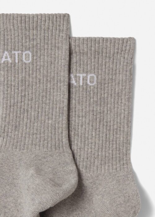 AXEL ARIGATO - logo tube Chaussettes Grise – Image 2