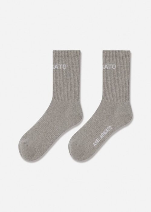AXEL ARIGATO - logo tube Chaussettes Grise