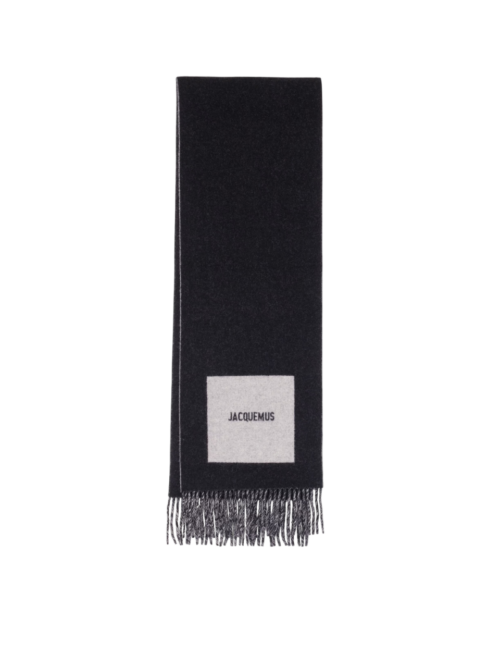 Jacquemus L'écharpe Rond Carré Noir