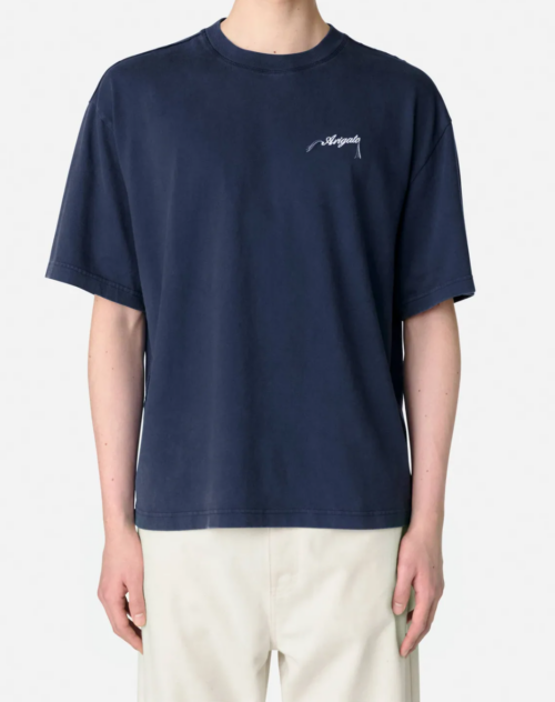 AXEL ARIGATO- T-Shirt Honor Washed Blue – Image 2