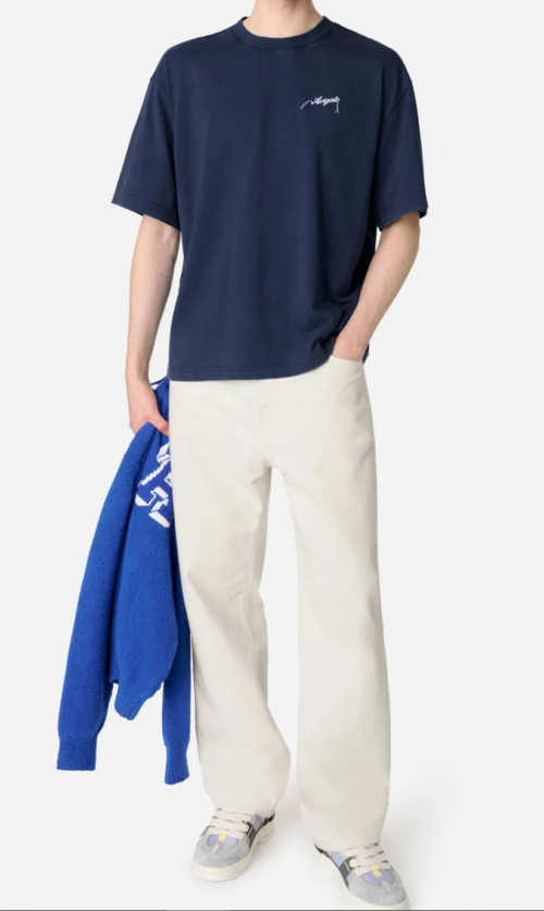 AXEL ARIGATO- T-Shirt Honor Washed Blue – Image 3