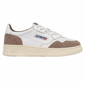 AUTRY-Medalist Low Goat - White/Tobaco