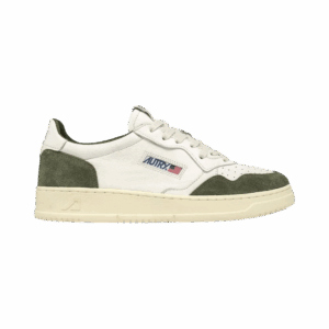 AUTRY-Medalist Low Goat - White/Militaire