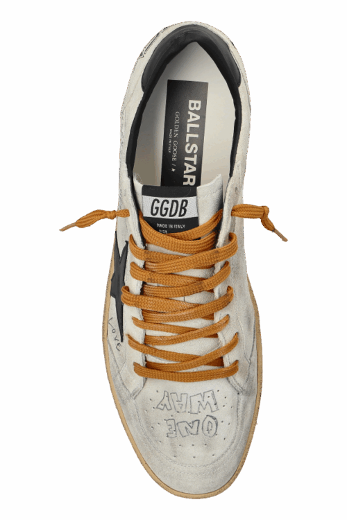 GOLDEN GOOSE - Ballstar Grise/Orange – Image 4
