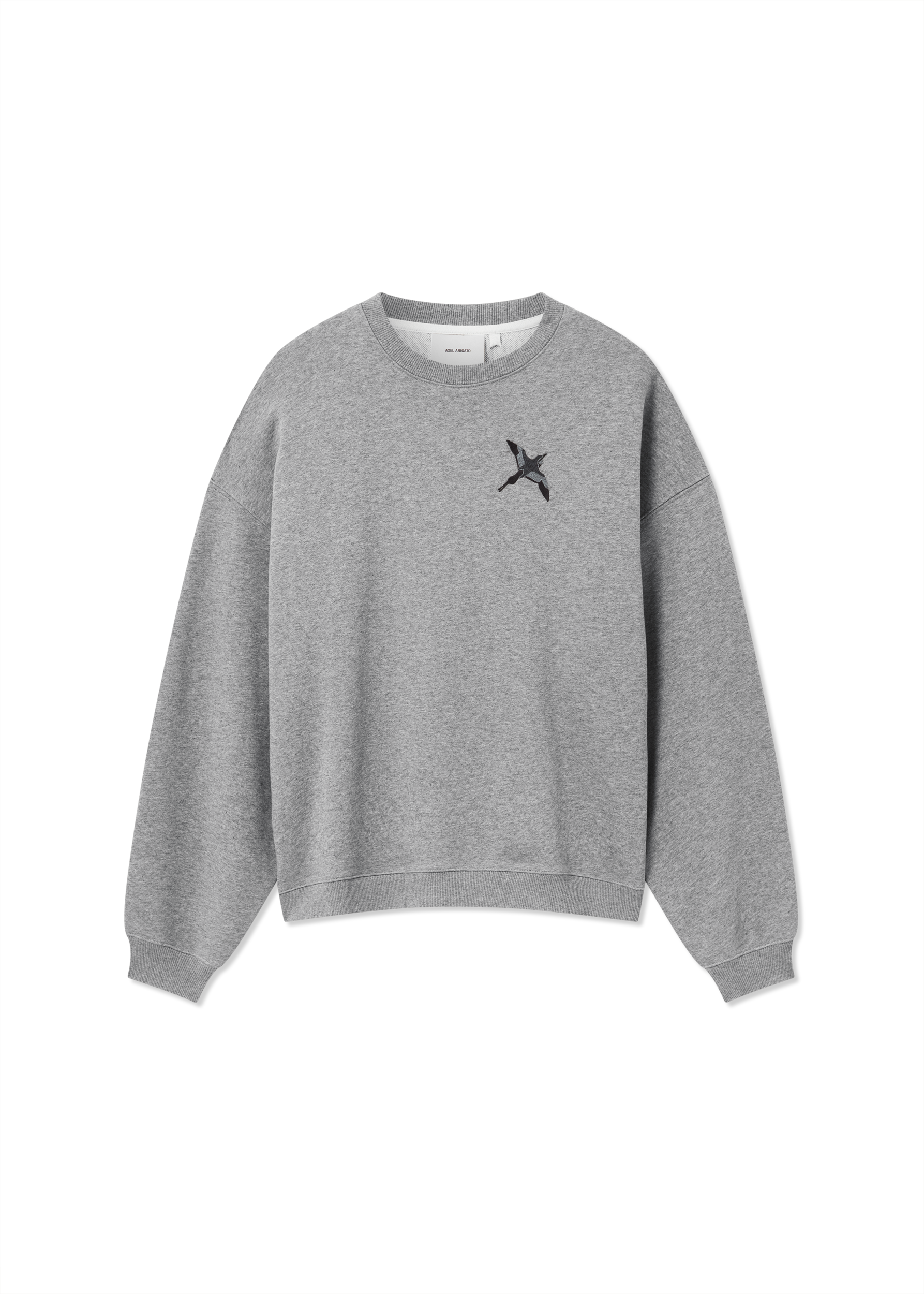 AXEL ARIGATO-Micro Bee Bird Sweater Grey Melange