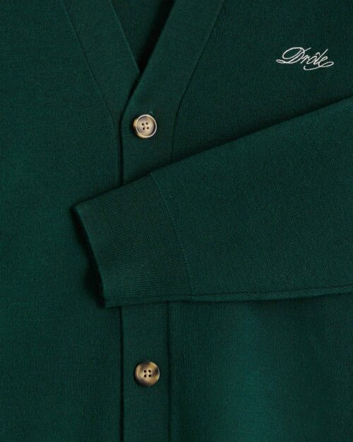DRÔLE DE MONSIEUR - Le Cardigan Drôle Dark Green – Image 2