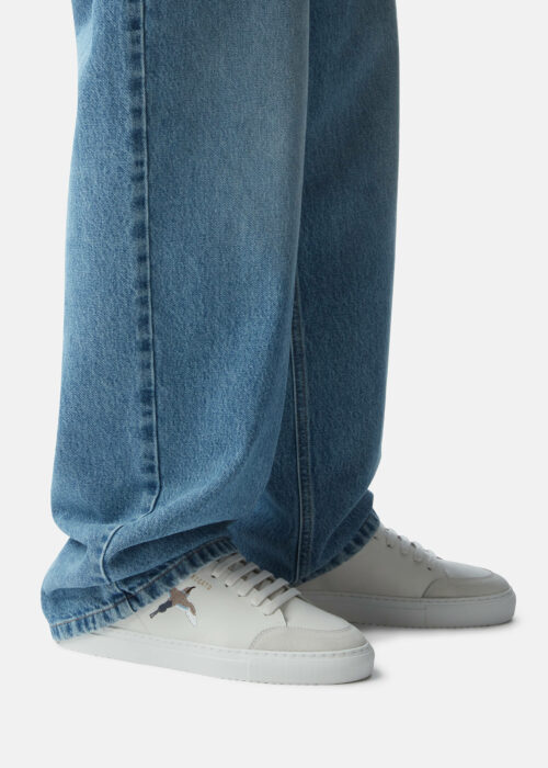 AXEL ARIGATO-Sneakers Clean 90 B Bird White/Dark Blue – Image 3
