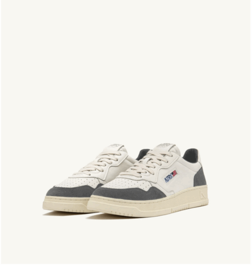 AUTRY-Medalist Low Goat - White/Morel – Image 3