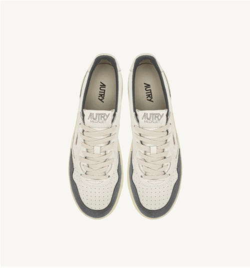 AUTRY-Medalist Low Goat - White/Morel – Image 5