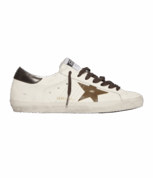 GOLDEN GOOSE - Superstar White/Kaki Antarcite