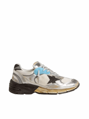 GOLDEN GOOSE-Running Dad Silver/Grey/White
