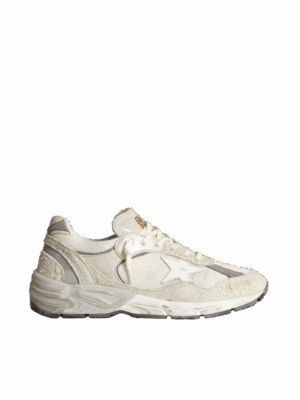 GOLDEN GOOSE-Running Dad White/Silver