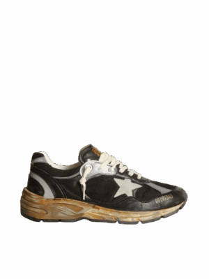 GOLDEN GOOSE-Running Dad Black/Silver/Ice