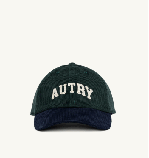 AUTRY - Casquette BaseBall Bicolor Vert Bleu