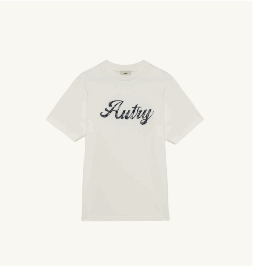 AUTRY - T-Shirt Heritage Blanc