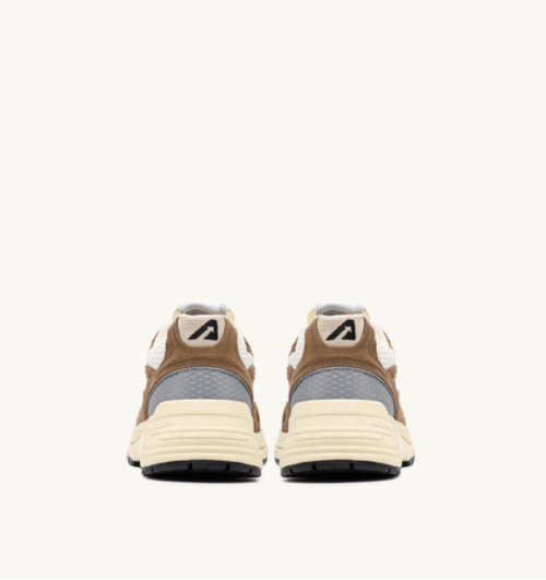 AUTRY- Hyperway Mesh et Daim Cigar/Argent – Image 3