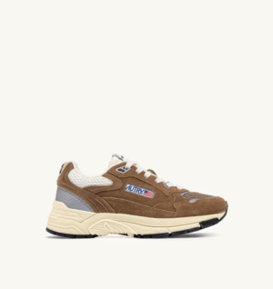AUTRY- Hyperway Mesh et Daim Cigar/Argent