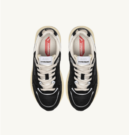AUTRY- Hyperway Mesh et Daim Noir/Argent – Image 3