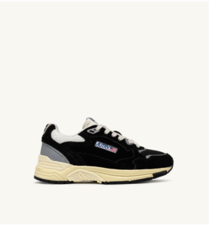 AUTRY- Hyperway Mesh et Daim Noir/Argent