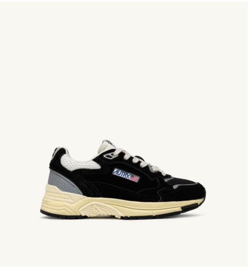 AUTRY- Hyperway Mesh et Daim Noir/Argent