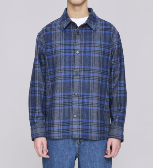 A.P.C. - Surchemise Bobby Gris Chiné – Image 2