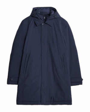 WOOLRICH - Stretch 2in1 Carcoat Navy