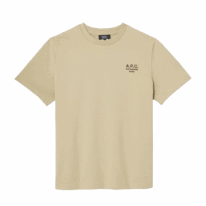 A.P.C. T-shirt Standard Rue Madame Beige/Marron