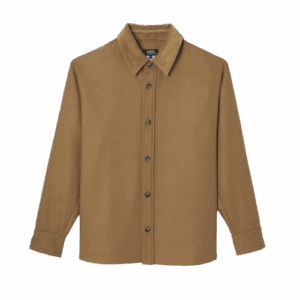 A.P.C. - Surchemise Bernardo Noisette Chiné