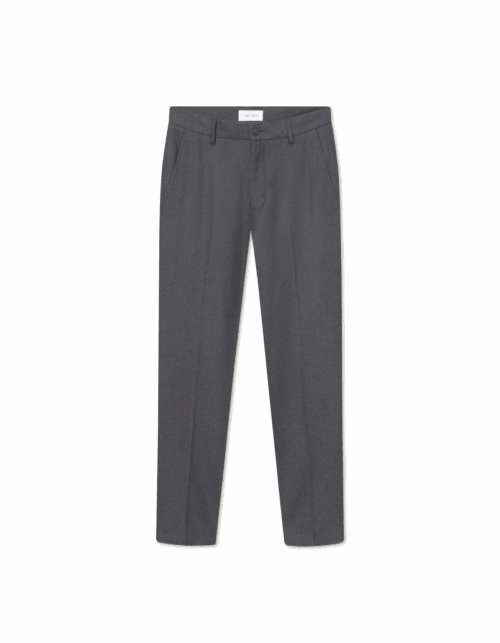 LES DEUX - Como Reg Wool Suit Pants Asphalt