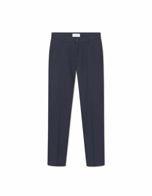 LES DEUX - Como Reg Wool Suit Pants Dark Navy