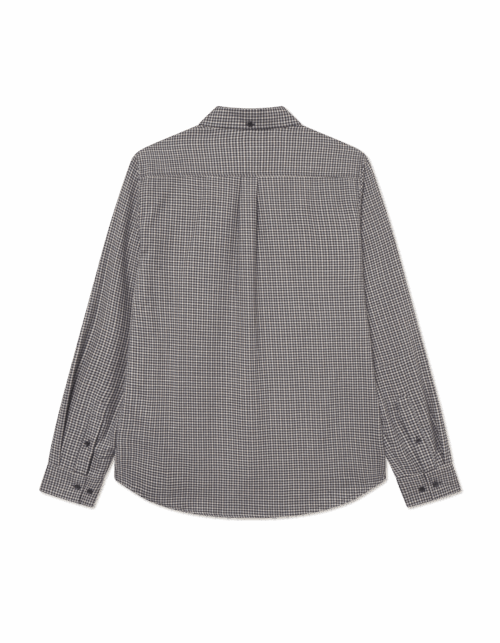 LES DEUX - Konrad Check Flannel Shirt Gargoyle – Image 3