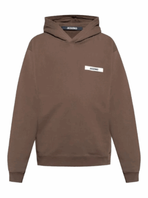 JACQUEMUS Le Hoodie Gros Grain Dark Brown