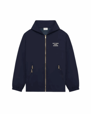 DRÔLE DE MONSIEUR - La Veste Capuche Slogan Navy