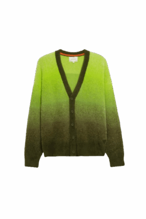 GERTRUDE - Gilet Long en Maille Davide Gradient Acide