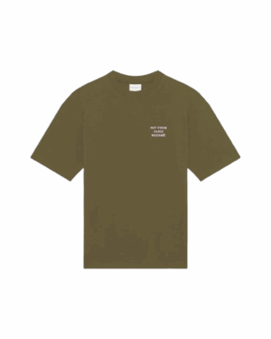 DRÔLE DE MONSIEUR Le T-shirt Slogan Kaki