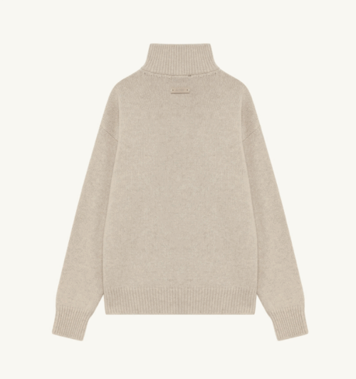 AUTRY - Pull Col Camionneur Noir Beige – Image 4