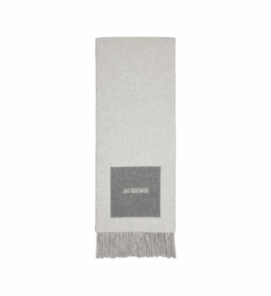 Jacquemus L'écharpe Rond Carré Grise