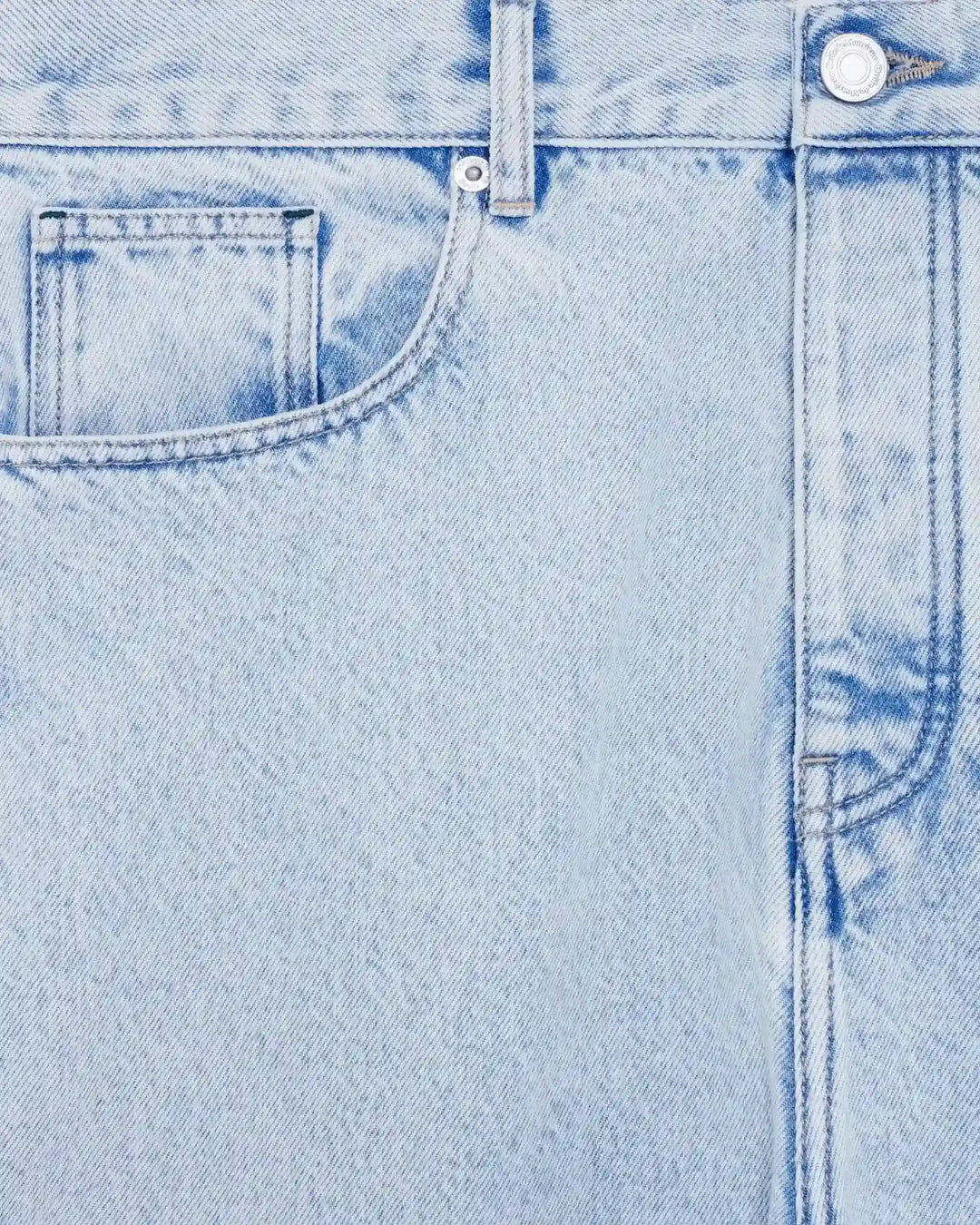 DRÔLE DE MONSIEUR - Le Jean Baggy Délavé Bleu – Image 3