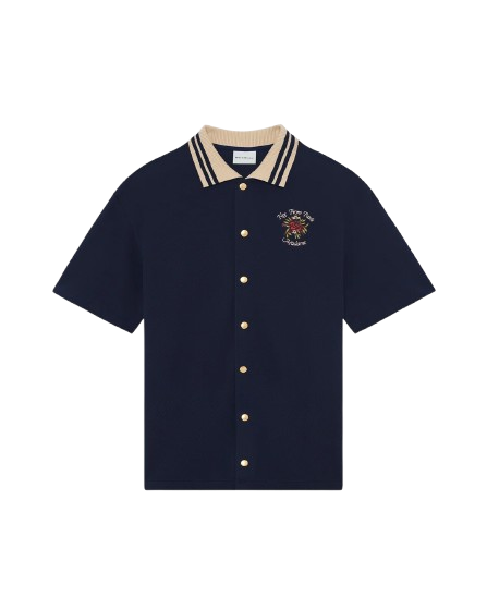 DRÔLE DE MONSIEUR - La Chemise Piquée Slogan Rose