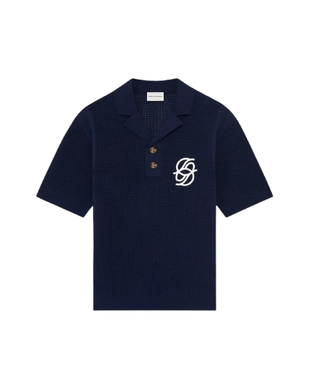 DRÔLE DE MONSIEUR - Le Polo Maille Monogramme