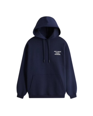 DRÔLE DE MONSIEUR Le Hoodie Slogan Navy