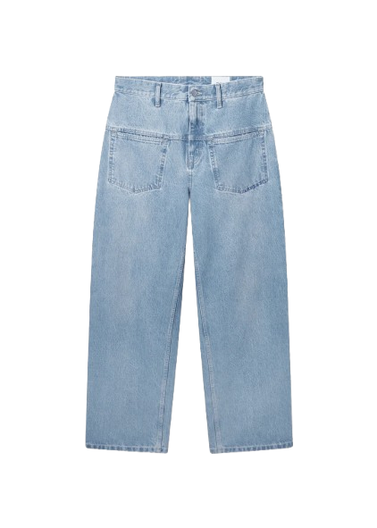 AXEL ARIGATO- Inverted Relaxed Jeans Light Blue