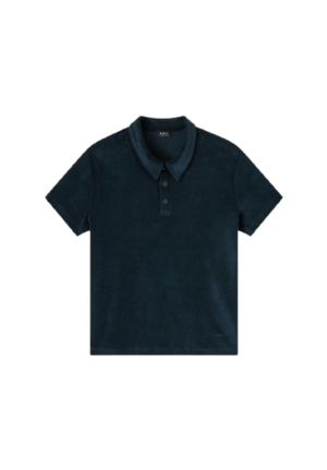 A.P.C. - Polo Julian Eponge Dark Navy
