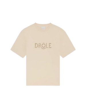 DRÔLE DE MONSIEUR Le T-shirt Drôle Ajouré Sable