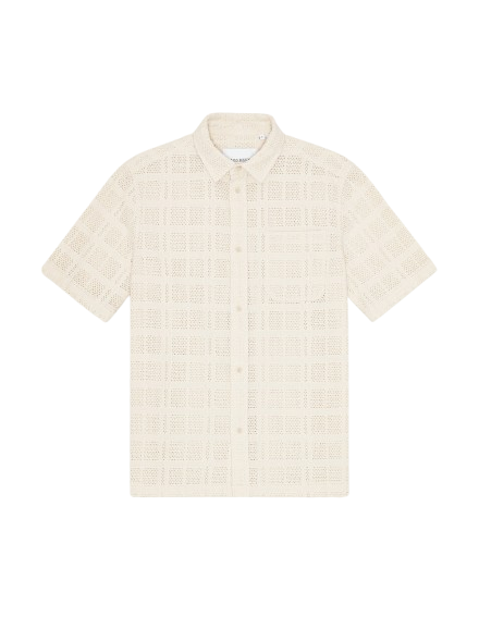 LES DEUX - Charlie Short Sleaves Shirt Ivory