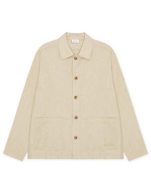 LES DEUX - Linen Overshirt Light Sand